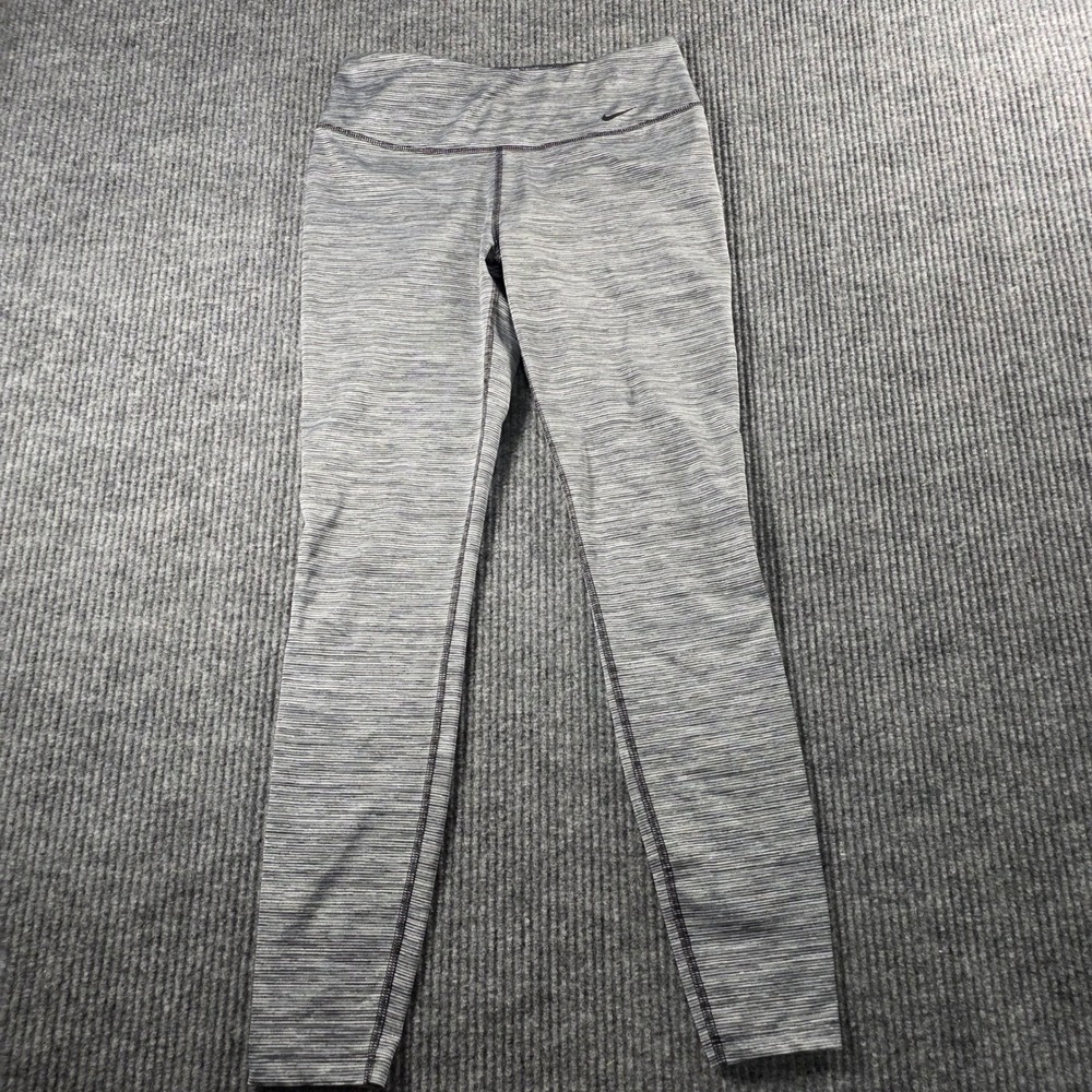 Nike Legend Dri-FIT Grey Space Dye Heathered‎ Training Leggings Womens Medium